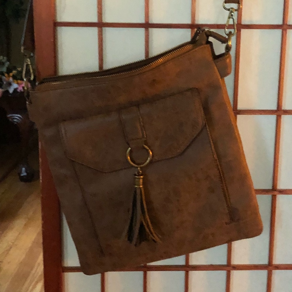 Cato suede brown purse perfect for fall